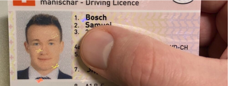 Buy Switzerland drivers license online