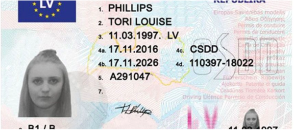 Buy CSDD registered drivers license in Latvia